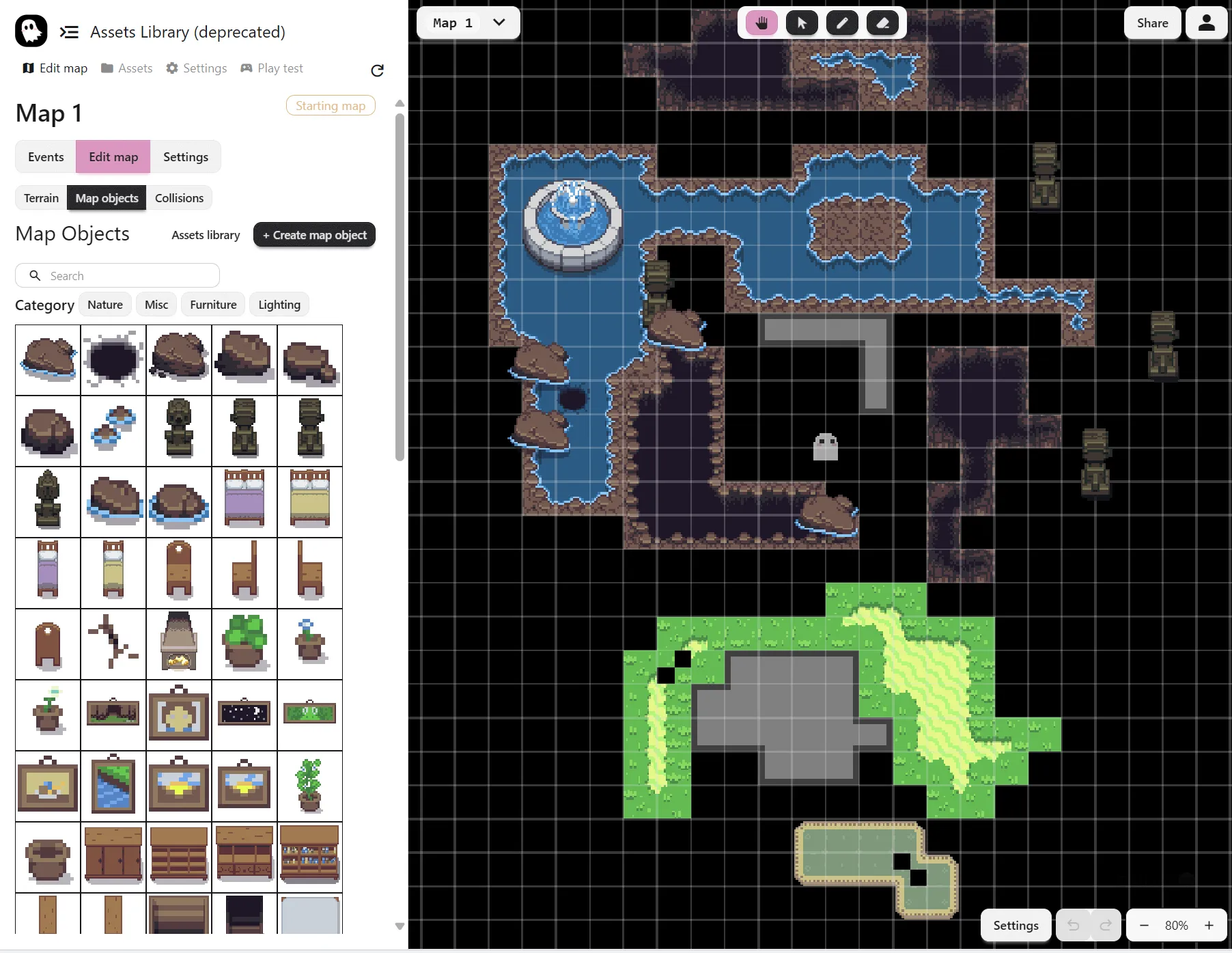 New map editor UI