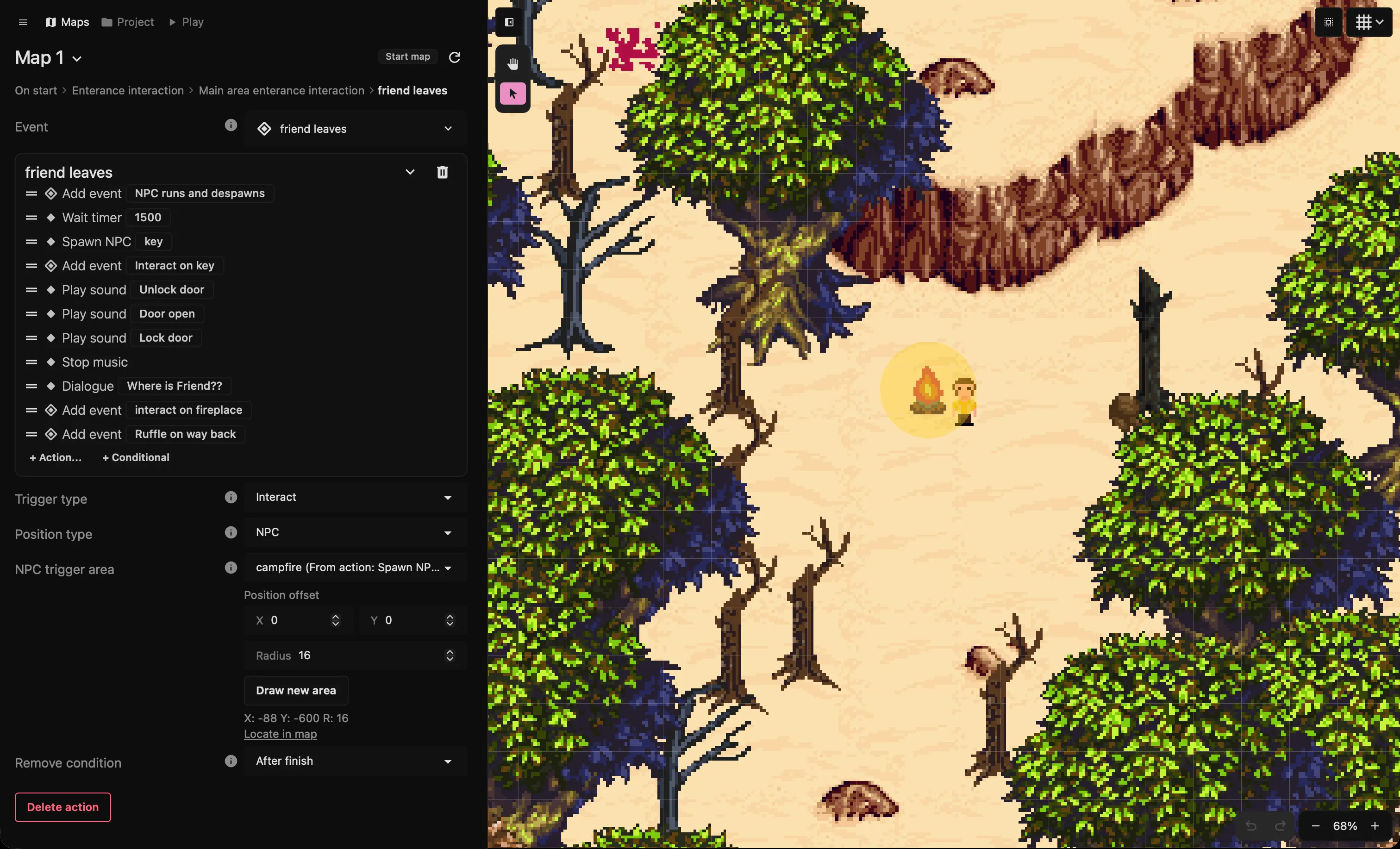 App screenshot (dark mode)